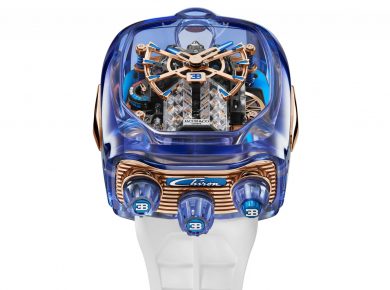 Incredible Bugatti Chiron Blue Sapphire Crystal Watch