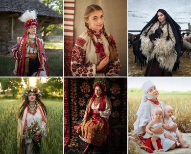 Ukrainian Women in Traditional Costumes by Ethno-Photographer Anna Senik