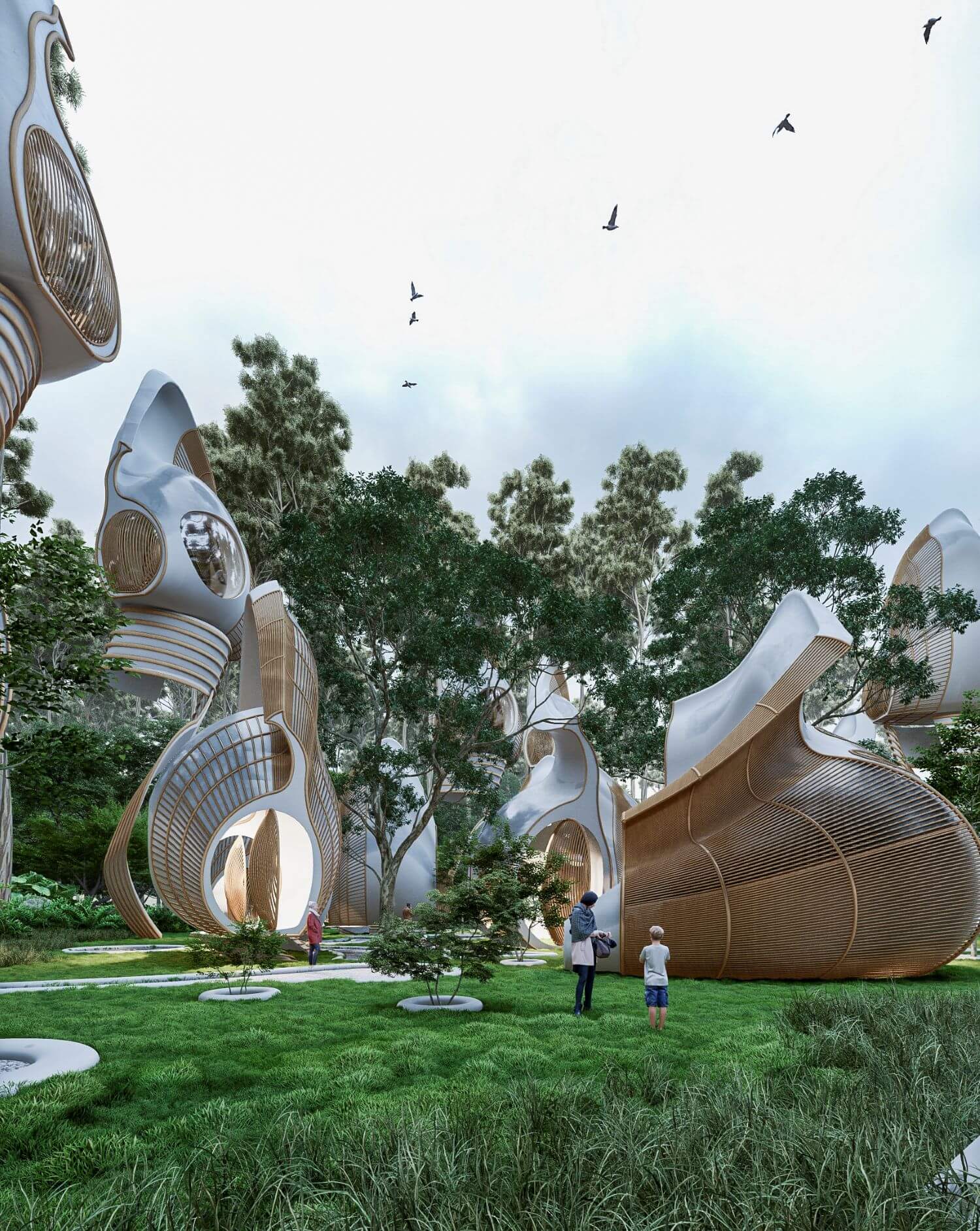 Futuristic Pabula Land by Veliz Arquitecto