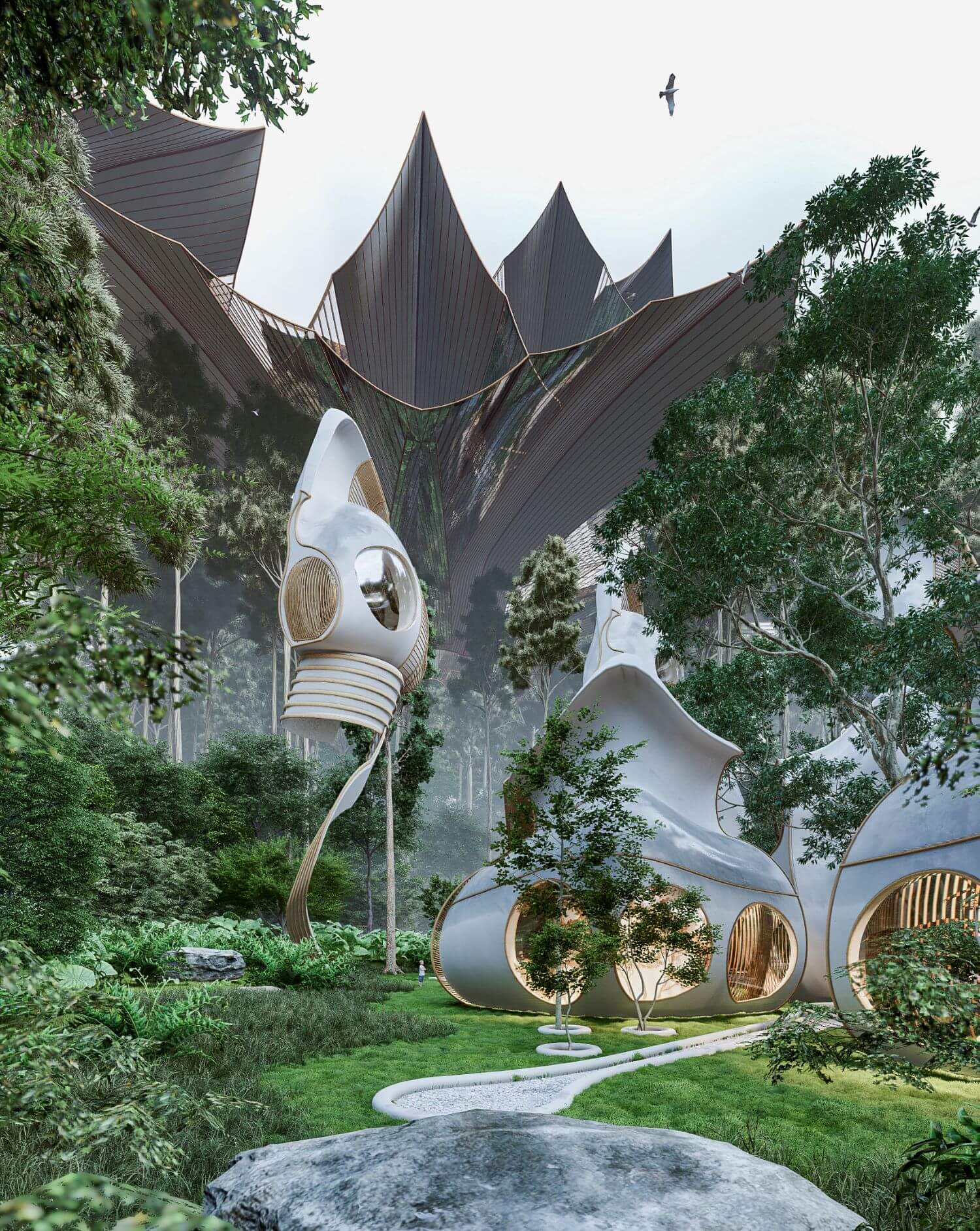 Futuristic Pabula Land by Veliz Arquitecto