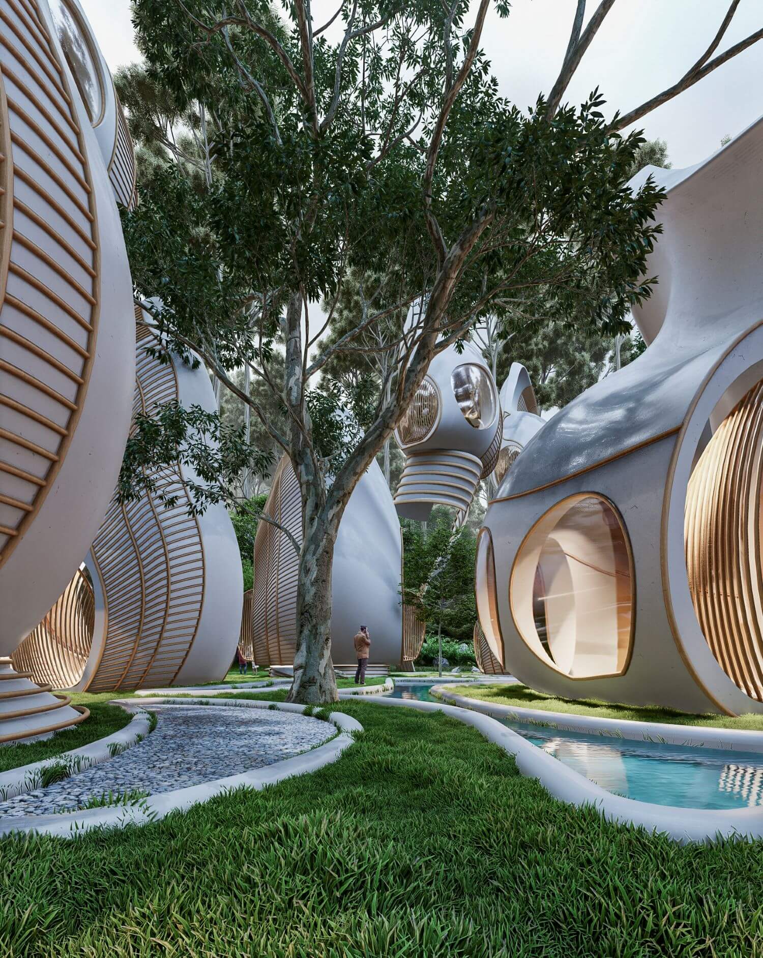 Futuristic Pabula Land by Veliz Arquitecto