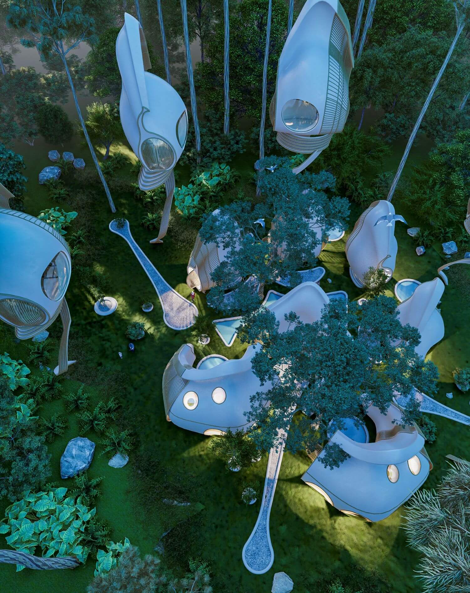 Futuristic Pabula Land by Veliz Arquitecto