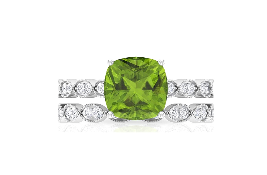 Peridot Engagement Ring