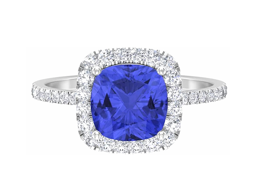 Tanzanite Gemstone Engagement Ring