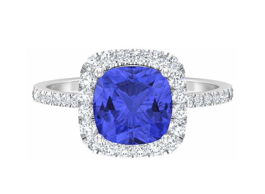Tanzanite Gemstone Engagement Ring