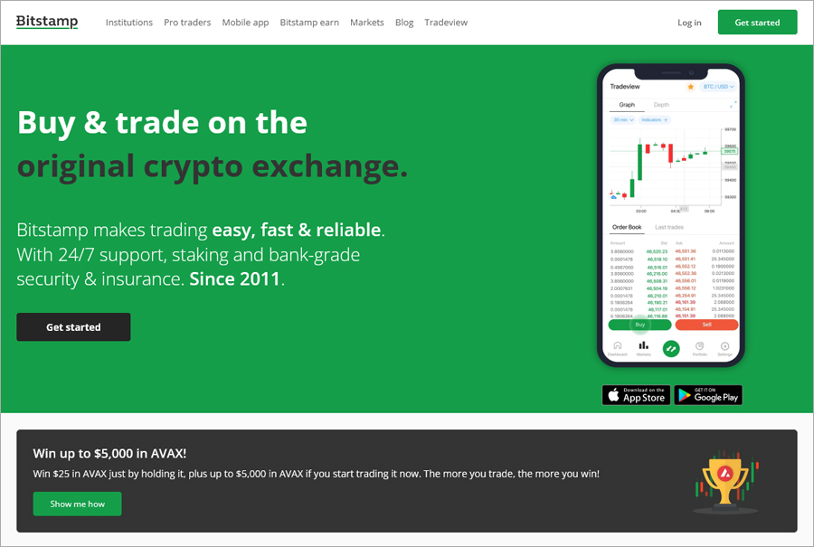 Bitstamp platform