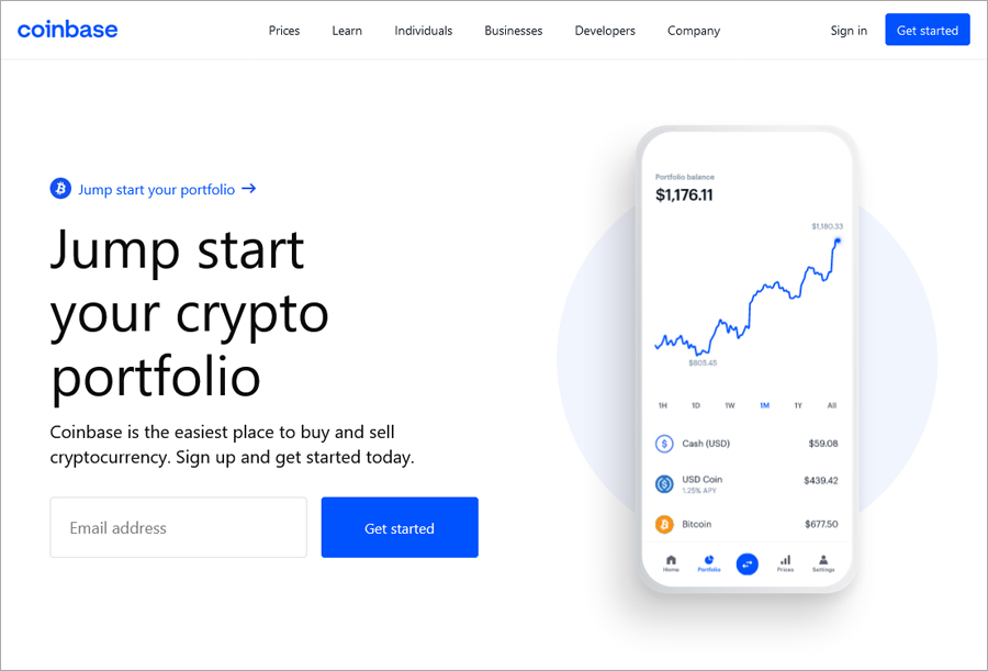 Coinbase platform