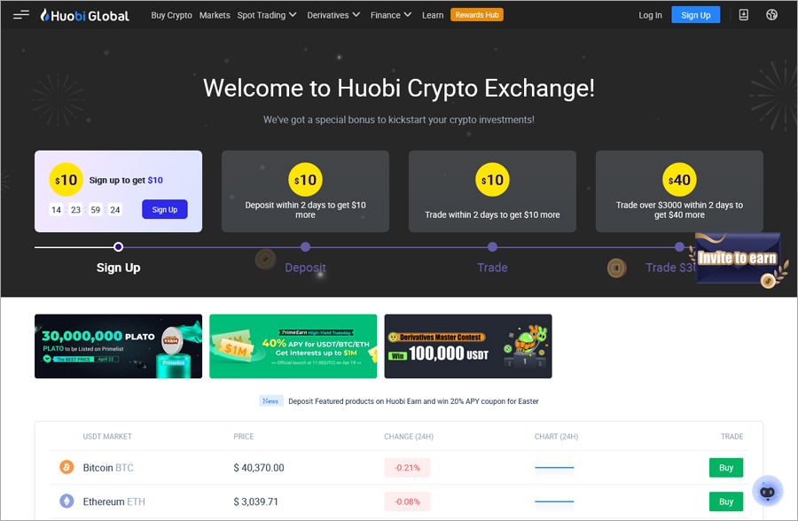 Huobi platform