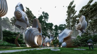 Futuristic Pabula Land by Veliz Arquitecto