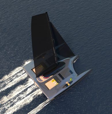 Unique 40m Trimaran Concept Domus