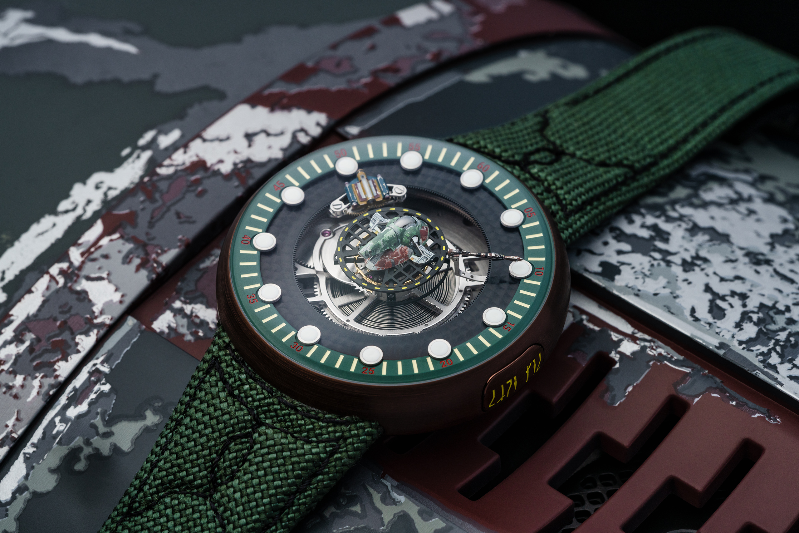 Limited Edition Boba Fett-Inspired Tourbillon Wristwatch