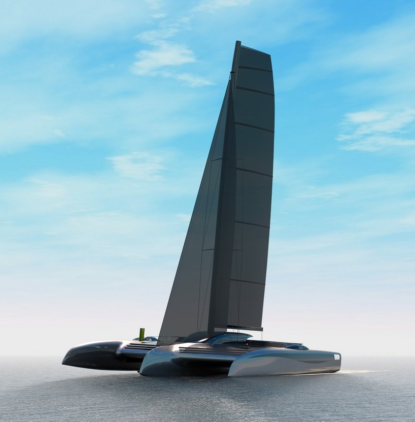 Unique 40m Trimaran Concept Domus