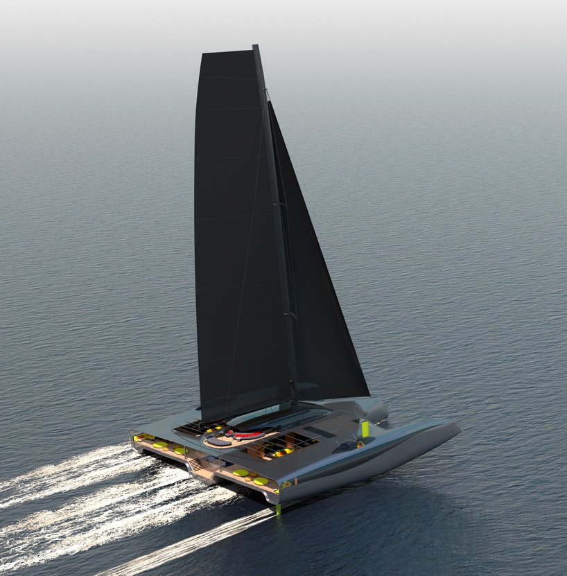 Unique 40m Trimaran Concept Domus