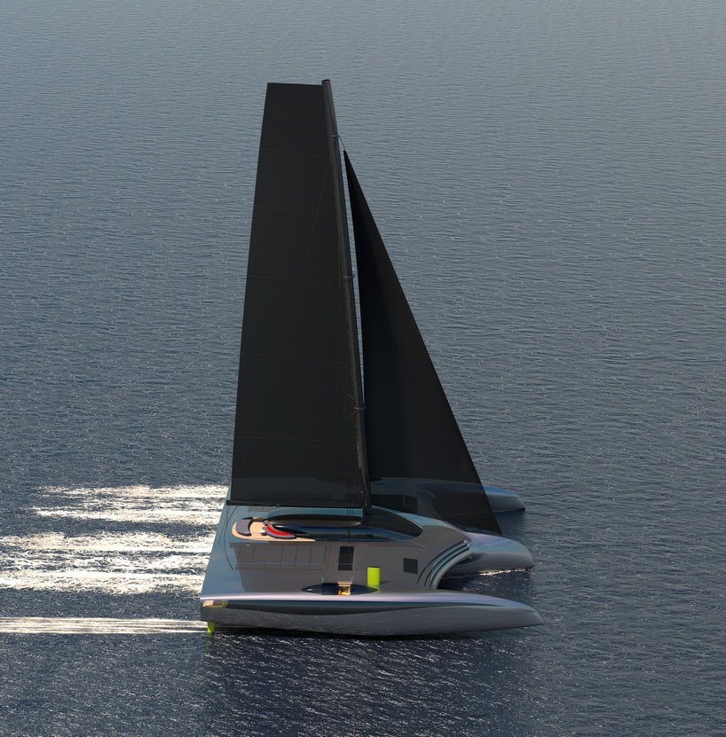 Unique 40m Trimaran Concept Domus