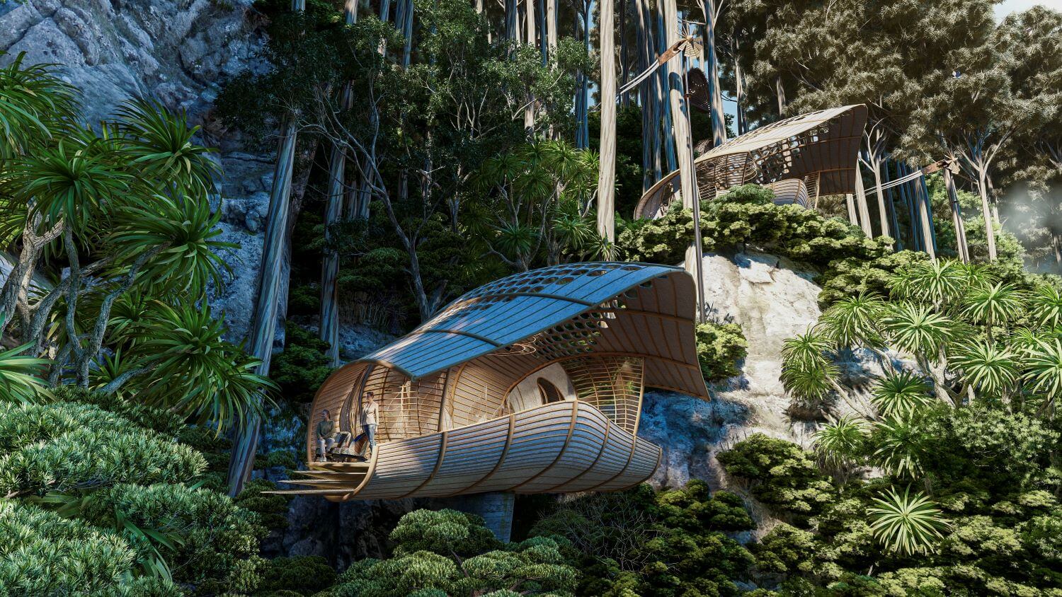 Unique Hotel in Mexico 'Seed Cabin' by Veliz Arquitecto