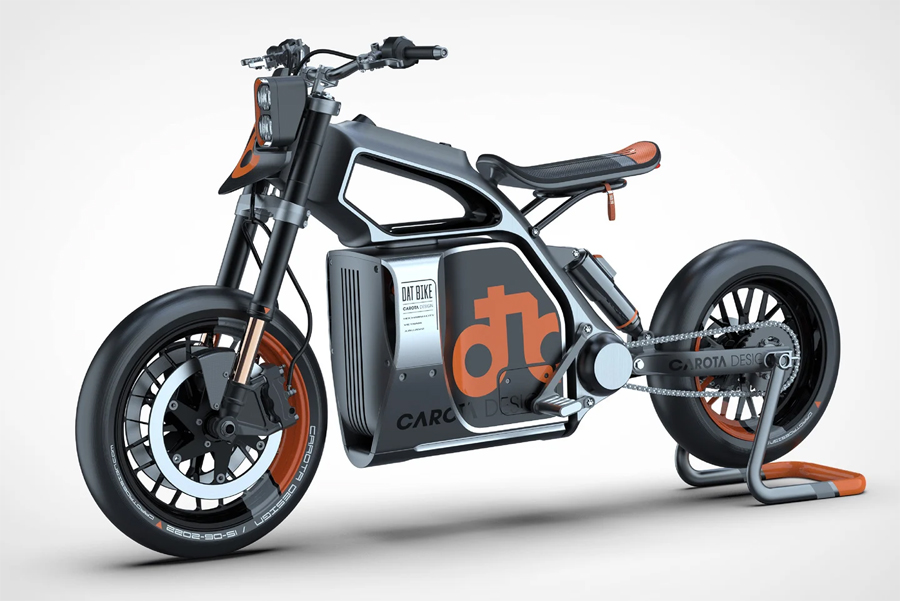 Minimalist Electric Dirt Bike 'DATbike' by Carota Design