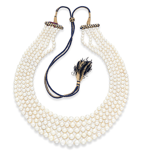Incredible Quintuple-Strand of Natural Pearls — $1.7 Million