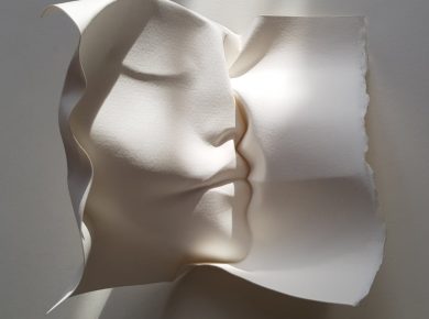 Intimate Sculptures by Polly Verity from Single Sheets of Paper