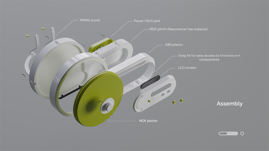 vertical turntable