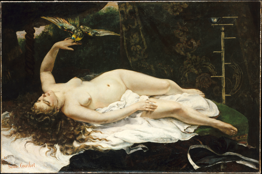 Gustave Courbet | Woman with a Parrot | The Metropolitan Museum  of Art