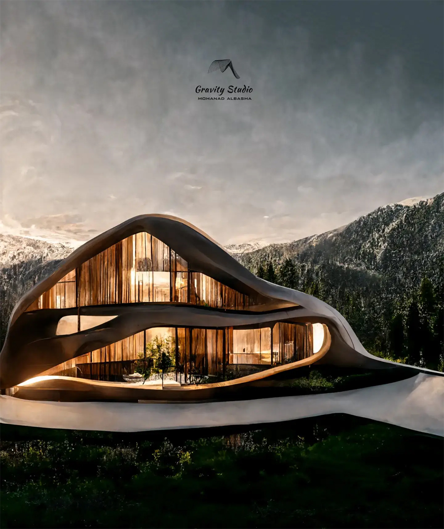 Mountain Villa Concept in Ghana by Gravity Studio