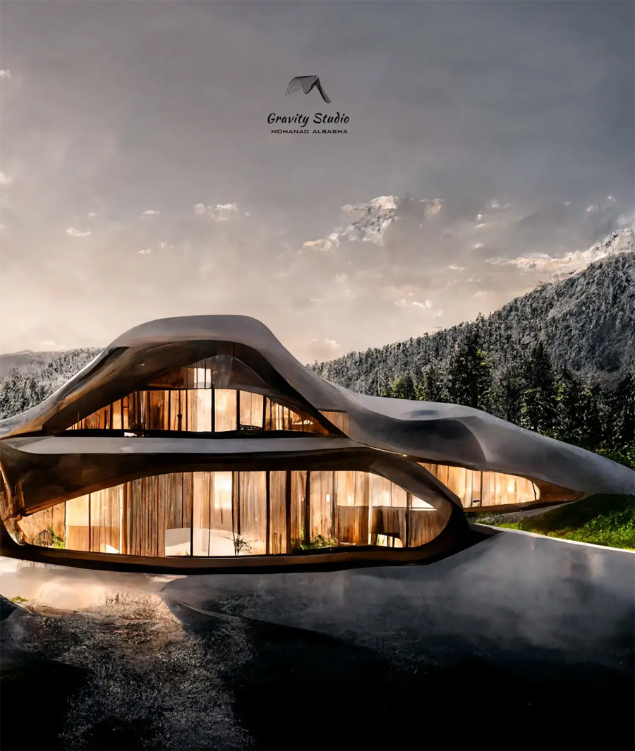 Mountain Villa Concept in Ghana by Gravity Studio