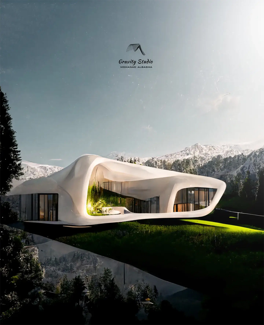 Mountain Villa Concept in Ghana by Gravity Studio