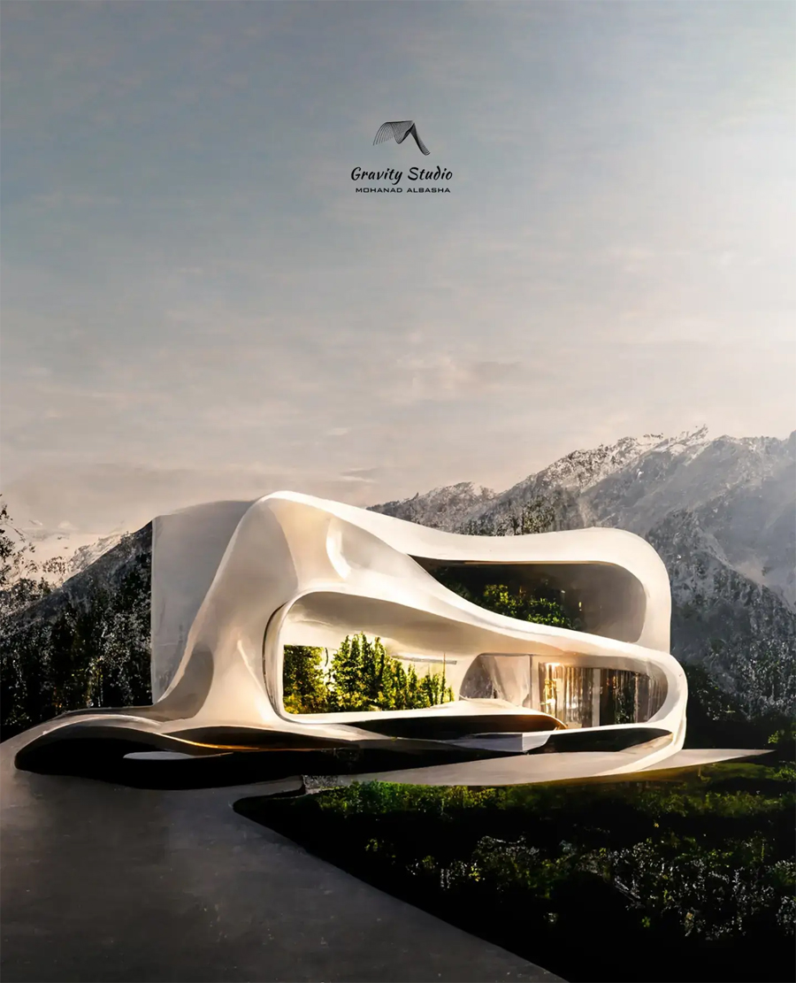 Mountain Villa Concept in Ghana by Gravity Studio