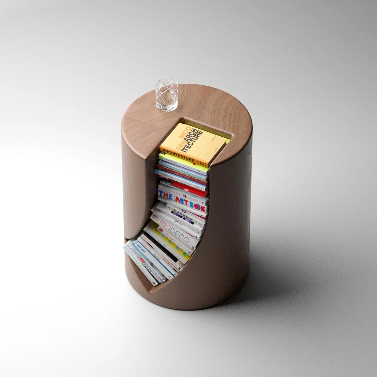 Bookgroove - Unique Bookshelf and Side Table in One