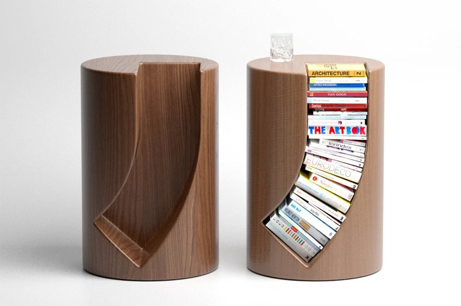 Bookgroove – Unique Bookshelf and Side Table in One