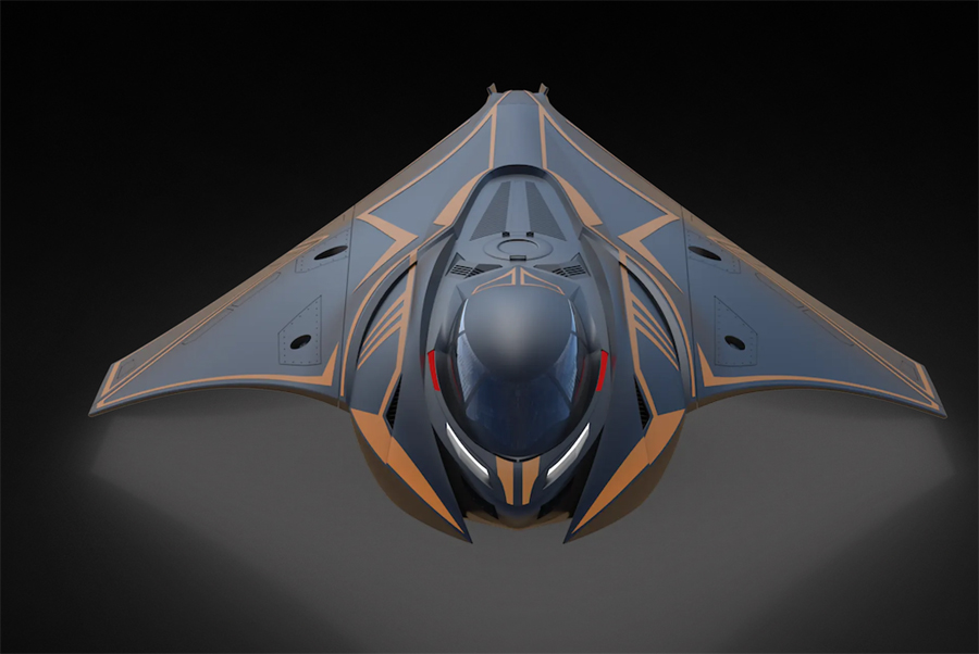 Manta Ray Inspired Armored Submarine Kronos