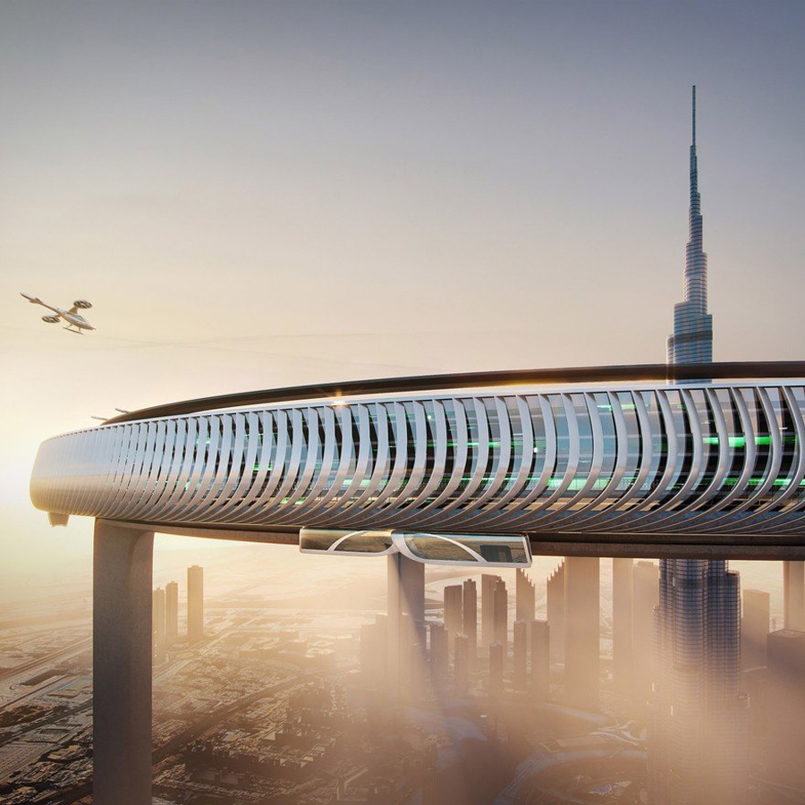 ZN | Era's Sky Circle Would Surround the Burj Khalifa