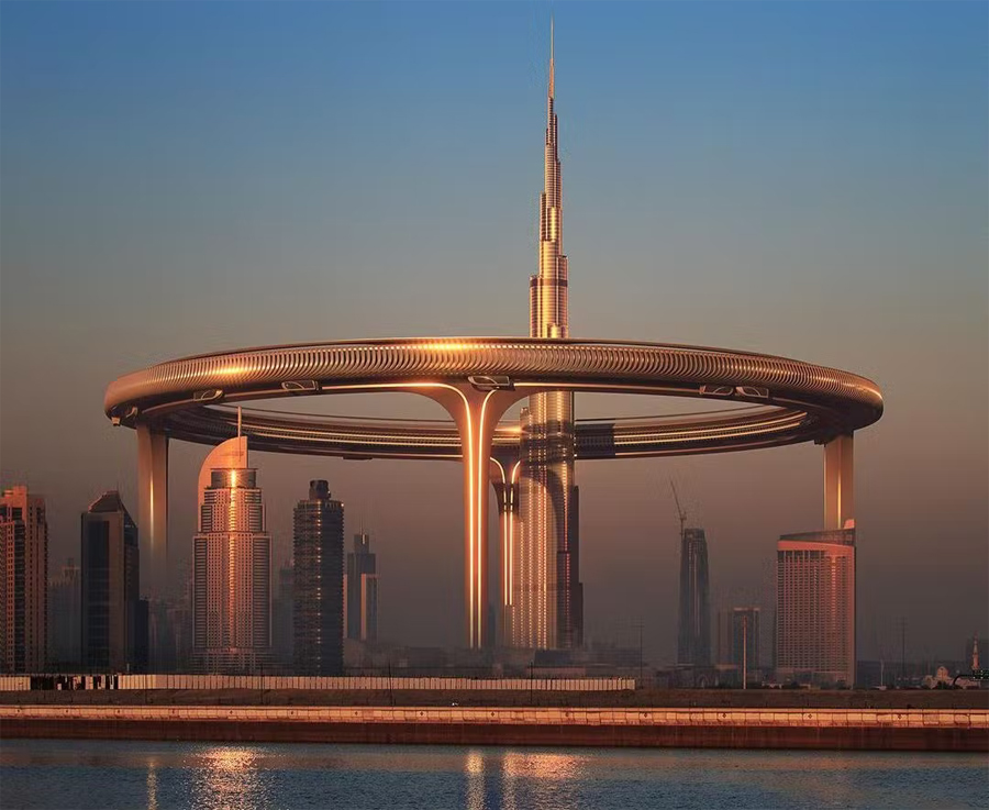 ZN | Era's Sky Circle Would Surround the Burj Khalifa