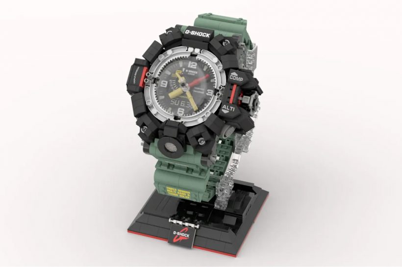 Extremely Realistic LEGO G-Shock Mudmaster Watch