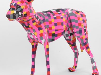 Artist Anne Lemanski Stitches Printed Papers into Animal Forms