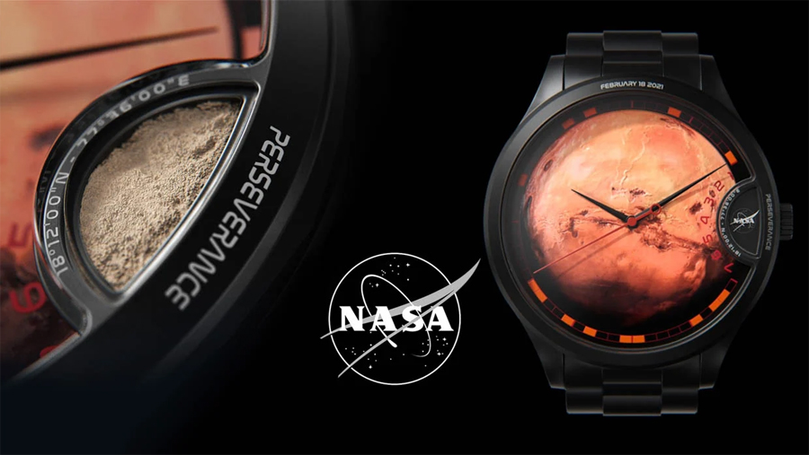 Unique NASA x INTERSTELLAR RED 3.721 Watch