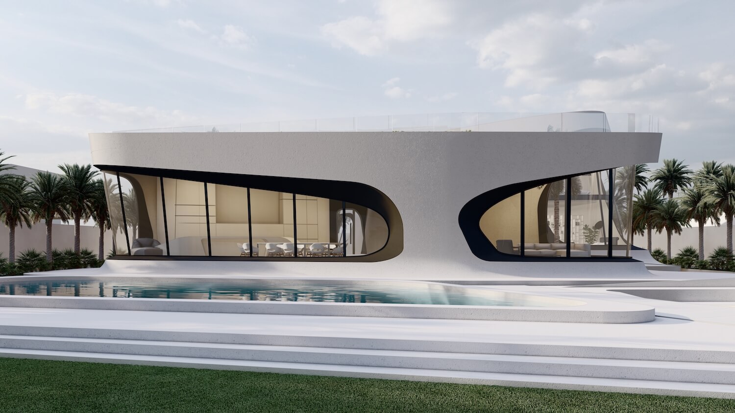 Trinary Life Villa in Dubai by Kalbod Studio Design
