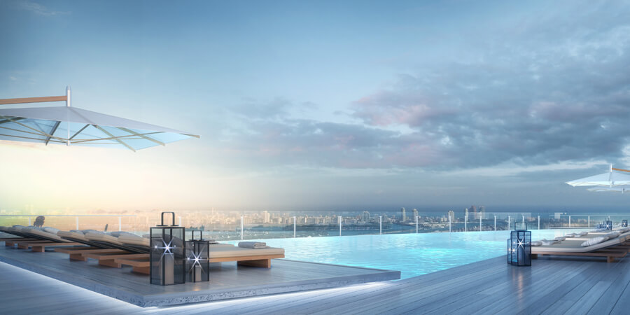 Aston Martin Residences pool