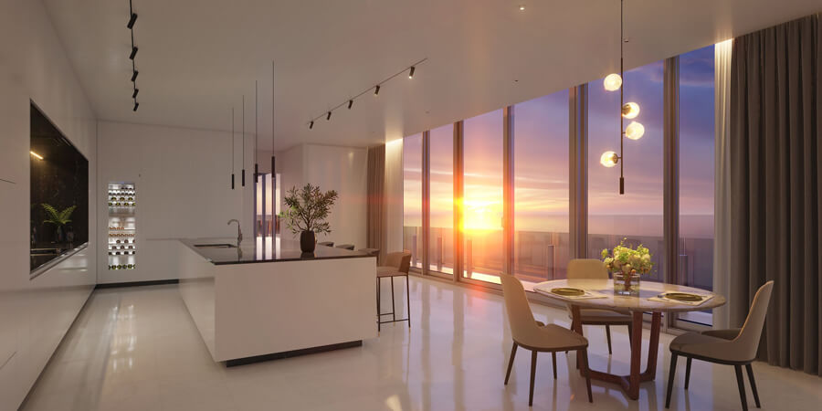 Aston Martin Residences interior