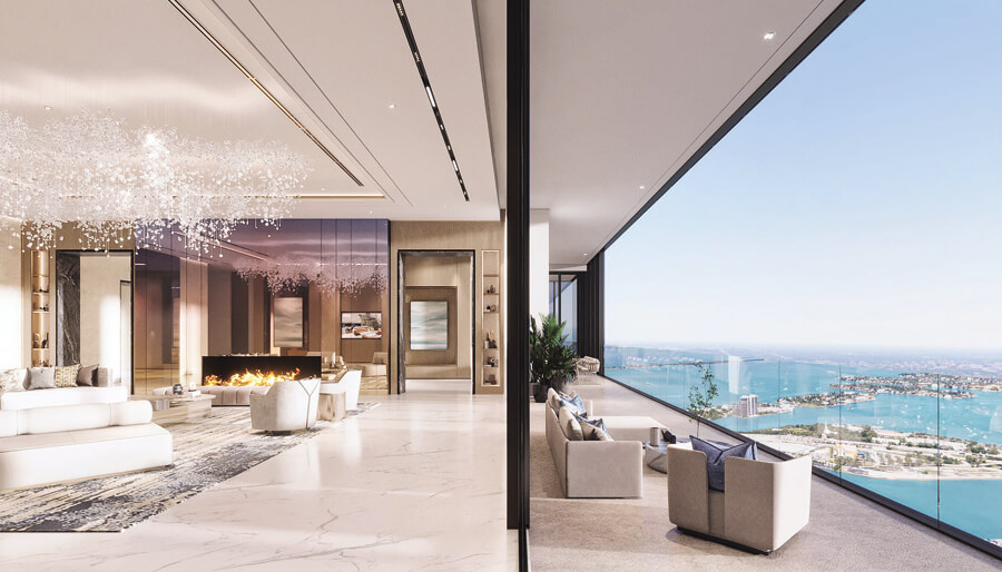 Waldorf Astoria Residences interior