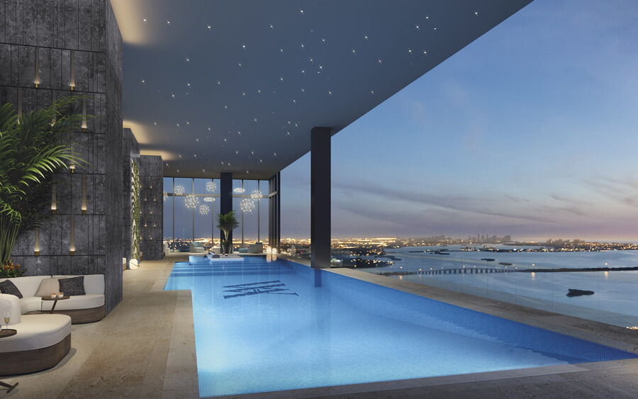 Waldorf Astoria Residences pool