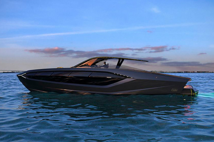 Tecnomar and Lamborghini 63 yacht