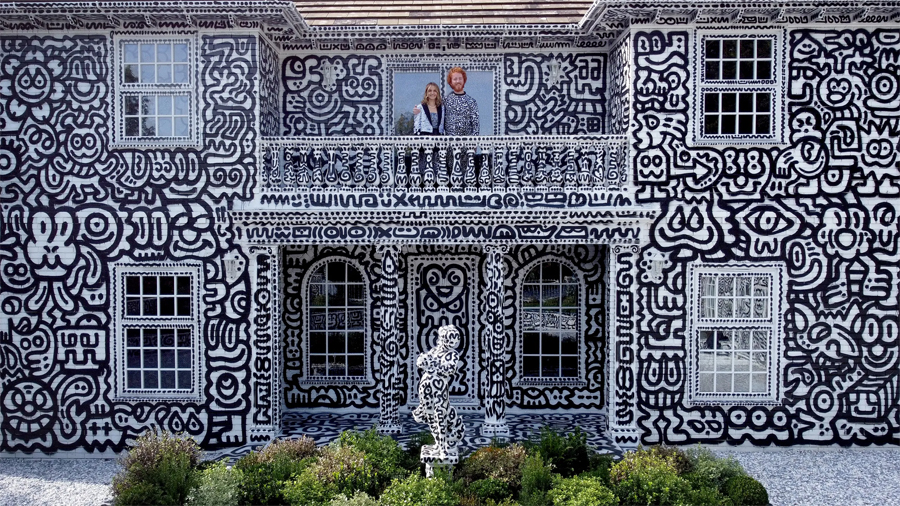 12-Room Mr. Doodle Home Covered in Doodles Inside and Outside