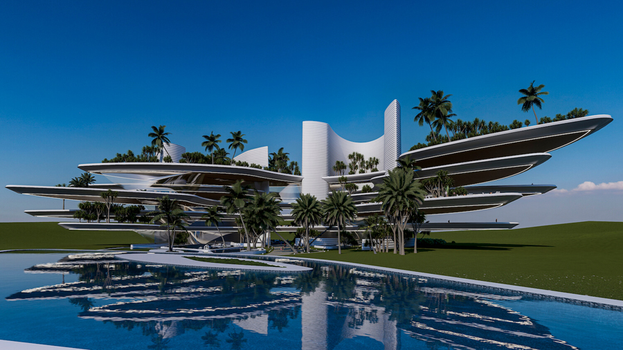 Whimsical Hotel Volaris, Miami oleh Veliz Arquitecto