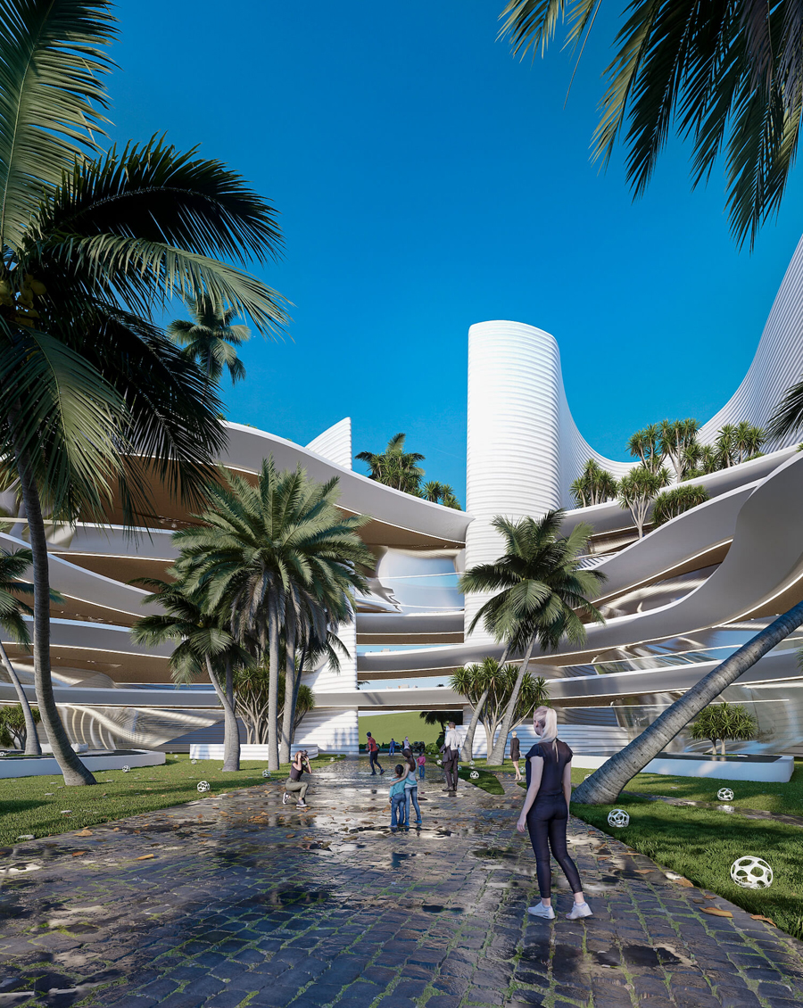 Whimsical Hotel Volaris, Miami by Veliz Arquitecto