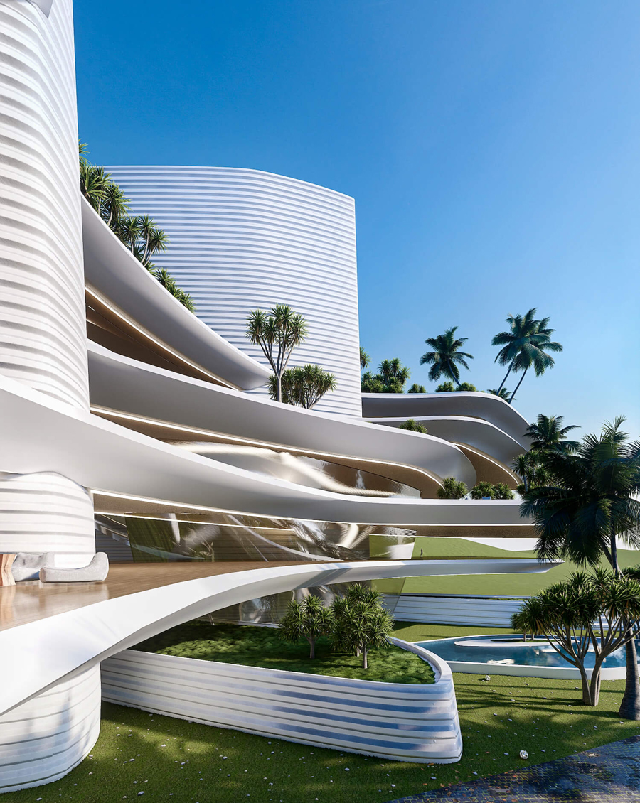 Whimsical Hotel Volaris, Miami by Veliz Arquitecto