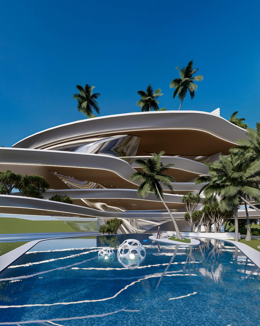 Whimsical Hotel Volaris, Miami by Veliz Arquitecto