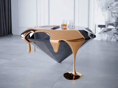 Sierra Diamond & Melting Gold Coffee Table