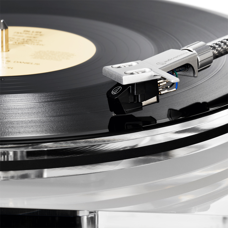 Audio Technica's transparent turntable