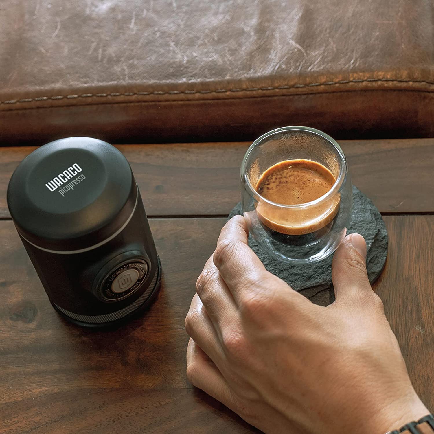 World's Smallest Espresso Machine Picopresso